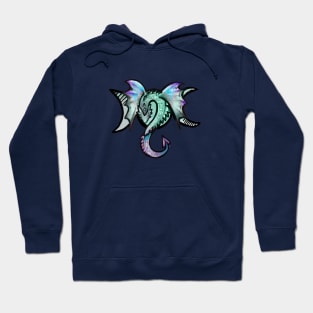 Triple Moon Wyrm Hoodie